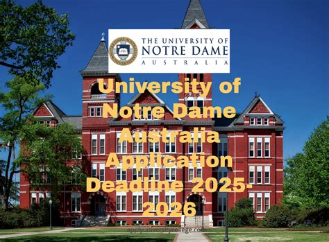 notre dame application deadline 2022